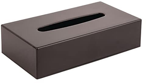 Rechthoekige tissue box zwart