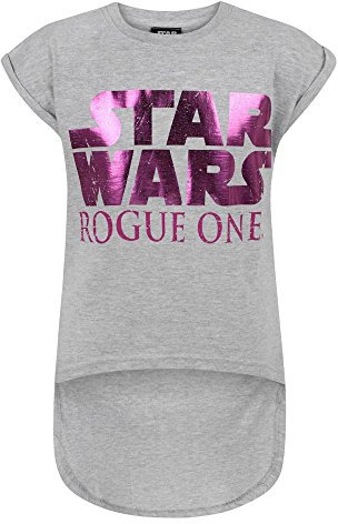 Star Wars Rogue One Girl's Dipped Hem T-Shirt (11-12 Years)