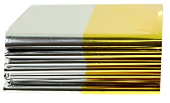 Unbekannt Rettungsdecke Gold-Silber-Folie 160 x 210cm