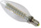 BIOLEDEX ® AIDA SMD LED Kerze Klar E14 130 Lumen Warmweiss Kerzenlampe (580)
