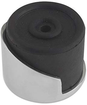 ZAB85CP Round Floor Mounted Door Stop Polished Chrome From The Door Handle Store