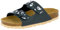 Lico Jungen BIOLINE KIDS Pantoletten, Schwarz/ Weiß, 35 EU