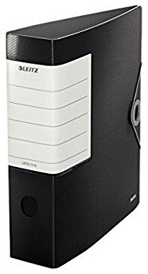 Ordner Solid 180°, 82mm breit, A4, 290x318mm, schwarz