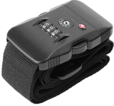 Sangle Valise Cozyswan Sangle à Bagage Ceinture de Valise Réglable Fibre Polypropylène