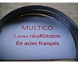 Inca Machines Lames de Scie à Ruban Réaffûtable 2180mm x 20mm x 3TPI x 0.5mm pour Bois et Plastique