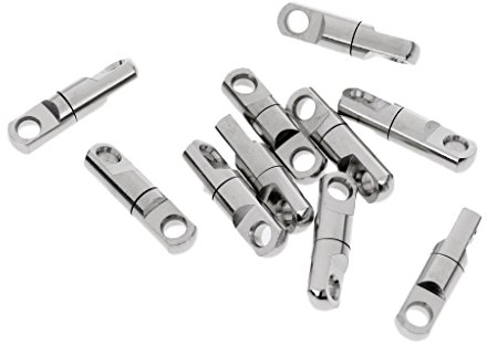 MagiDeal 10 Schwere Kugellager schwenkbar Angelwerkzeug Angelgerät Verbinder, 6mm