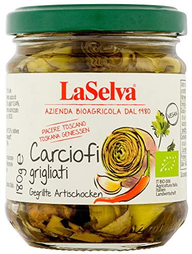 LaSelva Bio Carciofi grigliati - gegrillte Artischocken in Öl, 180 g