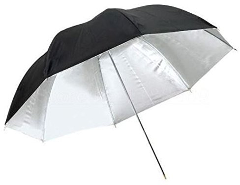 Bresser Reflexschirm SM-11 für Studioblitze und Dauerlicht, 83 cm, Weiß-Schwarz