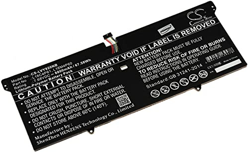 Akku für Laptop Lenovo Yoga 920-13IKB 80Y7003RSC, 7,68V, Li-Polymer