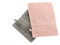 Komfortec 2er Waschlappen Set, 2X Waschhandschuhe, 100% Weiche Baumwolle, Frottee, Schnelltrocknend, 16x21 cm, Anthrazit Grau/Blütenrosa