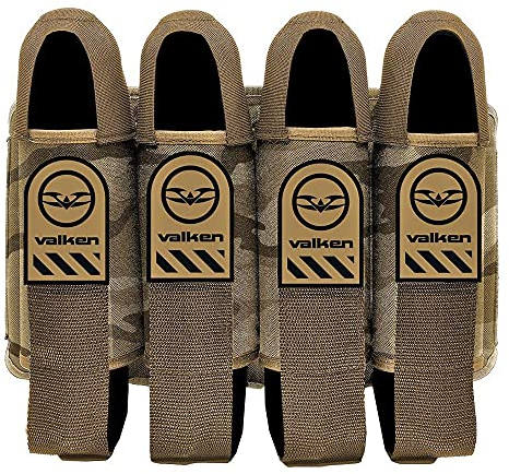 Valken Alpha 4 Pod Paintball-Geschirr, Hellbraun