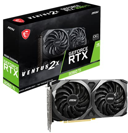 MSI Gaming GeForce RTX 3060 Ti LHR Carte graphique OC 8 Go GDRR6 256 bits HDMI/DP Nvlink Torx Fan 3 A