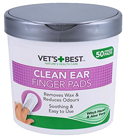 AB Tools Lot de 50 lingettes nettoyantes pour les oreilles de chien