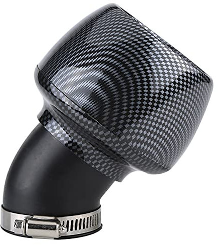 Filtro Dell'aria, Filtro Dell'aria Universale in Fibra di Carbonio per Moto Scooter ATV Dirt Bike(42MM)
