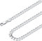 Suplight Silberkette Herren 925 Silber 5mm Breit Kubanische Gliederkette Choker Jungs 46cm lang Hip Hop Panzerkette unisex Cuban Link Chain cooler Modeschmuck