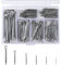 QIMEI-SHOP 230 Stück Splinte Sortiment Edelstahl Splinte Set Splint Sicherungssplint M1 M2 M2.5 M3 M4 M5 Assortment Kit mit Aufbewahrungsbox