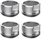 4 Pcs Water Saver Spout Filter Mesh Tap Head Faucet Aerator Replacement Parts Insert Nozzle Kitchen Bathroom Shower Sink Basi 24mm Tool Regulator Flow Silver