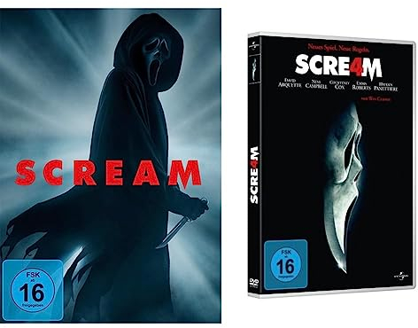Scream (2022) [DVD] & Scream 4 [DVD]