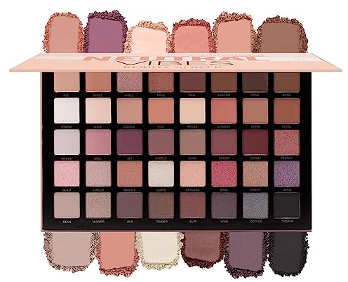 40 Farben Shimmer Smoky Eyeshadow Palette Matte Glitter Ultra Pigmented Makeup Eye Shades Powder Blendable Contouring Eye Shadow Everyday Neutral Natural Eye Makeup For Beginners Cosmetics