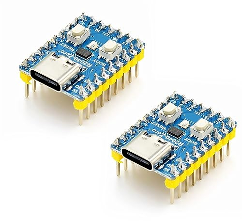 RP2040-Zero mit Pin-Reihe 2 Stücke RP2040-Zero Mini Entwicklungsboard Kompatibel Raspberry-Pi RP2040-Zero Mikrocontroller Entwicklungsboard PICO Motherboard High-Performance Pico-Like MCU Board