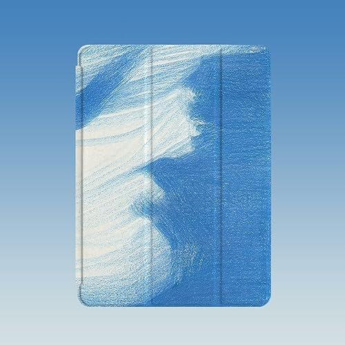 WunM Studio Hülle für icase für iPad 9,7 Zoll, Modell 2018/2017, 6./5. Generation, stoßfeste, robuste Hülle mit leichtem Smart Cover mit Stifthalter für Schutzhülle A1893/A1954/A1822/A1823,