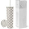 Simple Modern Mug Isotherme avec Paille et Couvercle | Gourde avec Paille Adulte, Bouteille d'Eau Réutilisable en Acier Inoxydable | Cadeaux pour Femmes et Hommes | Classic | 830ml | Checkmate
