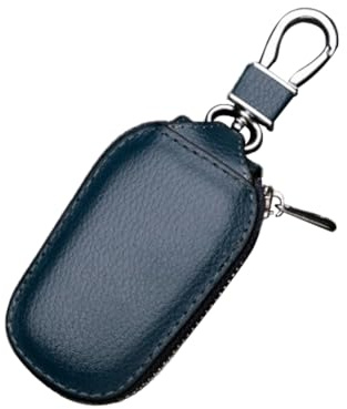 1/2 Pcs Etuis Porte-clés Voiture Cuir, Pochette Clés Voiture étanche Portable Sac à Poche de Grand Capacité pour Clef Voiture
