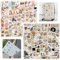 200 Stück Boho Aufkleber, Vintage Sticker Aesthetic Aufkleber, wasserfeste Vinyl-Aufkleber, Süßer Aufkleber für Laptop, Telefon, Wasserflasche, Skateboard, Koffer, Gitarre, Pad, Scrapbook Aufkleber