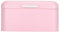 plplaaoo Bread Box,Pink Large Capacity Bread Container,12x7.9x5.9inch Compact Iron Bread Storage Containers,Retro Countertop Storage Case with Airtight Lid for Home Kitchen