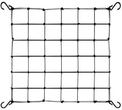 KAIAIWLUO Grow Tent Netting,60 x 60 cm Plant Netting Vegetable Protection Net with 4 Hooks Plant Support Net for Flowers Nylon Netting for Garden Orchard Elastic Net Trellis for Plant