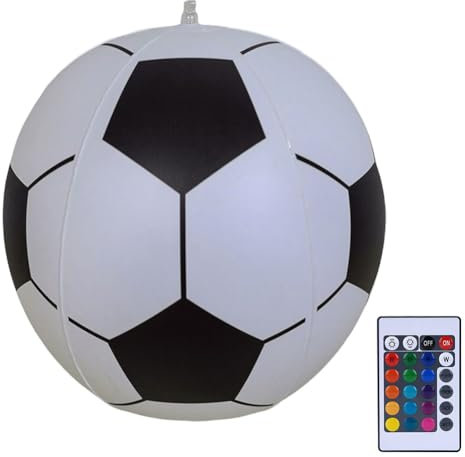 Fiorky 16 couleurs changeantes lumières de piscine flottantes ballon lumineux gonflable étanche avec télécommande jeu de plage jouet de piscine pour piscine plage jardin patio