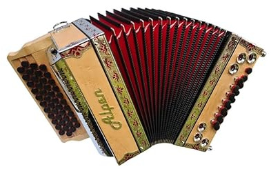 Steirische Harmonika G C F B Alpen Compact Birke