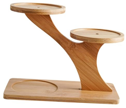 NULYLU Mehrstöckiger Pflanzenständer Aus Für Innenräume Blumentopfregal Für Fensterbank Ideal Für Kleine Pflanzen Durchmesser Der Runden öcher