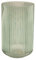 Point-Virgule Vase decoratif, décoration Maison, Vase Fleur en Verre, Vert, 12.5x22.7cm