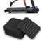 6 Stück Laufbandmatten-Pads, 10x10cm Hochdichte Silikon-Laufbandmatte für Teppichböden Doppelseitige rutschfeste Laufband-Vibrationspads für die Meisten Fitnessgeräte