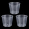3pcs Rice Measuring Cups, 60ml Transparent Plastic Small Laundry Graduated Cup for Rice Cooker Replacement for Measuring Dry and Liquid Ingredients Kitchen Gadgets Tool