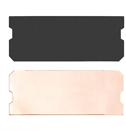 FUUGlan Dissipateur thermique avec revêtement en cuivre pour ordinateur portable ultra fin 0,2 mm d'épaisseur