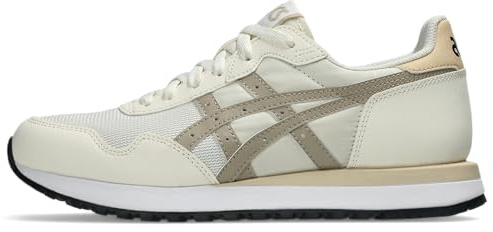 Asics Tiger Runner Ii Damen Sneaker, 108 Creme/Feder Grau, 38 EU