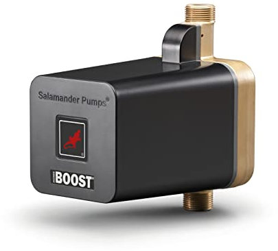 Salamander Pumps - Mains Booster HomeBoost Inline Pump - Boosts Flow to 12L/Min - Suitable for Mains Fed Systems - Quiet Mark - 3 Year Warranty