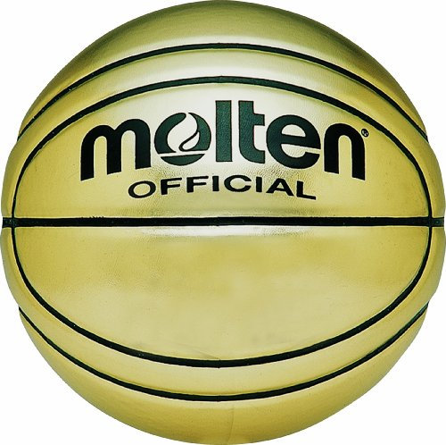 Molten Basketball ideal für Autogramme, goldfarben, Größe 7