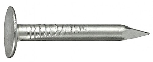 Gartenwelt Riegelsberger - Perni di cartone catramato per tetti 3 x 20 mm, scatola da 1 kg, per tetti e tegole zincate circa 780 pezzi.