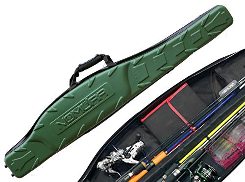 Nomura Fourreau Canne à Pêche Fourreau Rigide 130 cm Vert Sac de Transport Baguette Rangement Neuf Surf