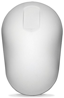 PUREKEYS Hygiene Maus - kabellos - leicht desinfizierbar & abwaschbar, Schutzgrad IP 66 - Silikonummantelte Computermaus mit 2 Knöpfen und Touchscroll Funktion