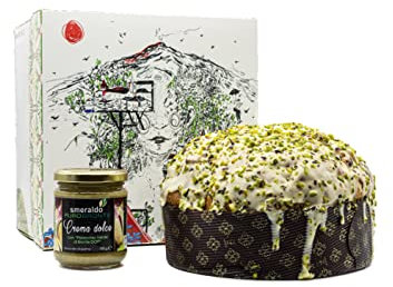 Mizzica Food Sicily Panettone Artigianale con Pistacchio di Bronte