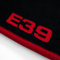 Autoteppich Stylers ATS-Q300_E39-103_BMW Fußmatten mit Stick (E39) und Rand in Rot