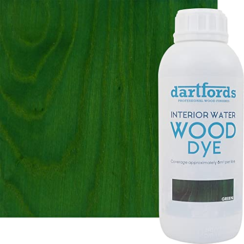 Green Interior - Tinte para madera a base de agua, botella de 1 litro
