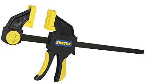 SURTEK Quick Clamp 107097 Schnellspannklemme, 30,5 cm, Doppelfunktion, Schnellspannhebel