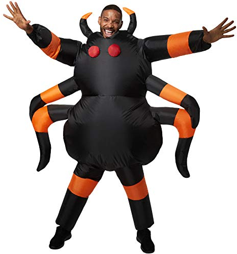 dressforfun 302355 - Aufblasbares Unisex Kostüm Tarantula, Anzug mit acht Beinen, Fühlern und aufgenähten Augen