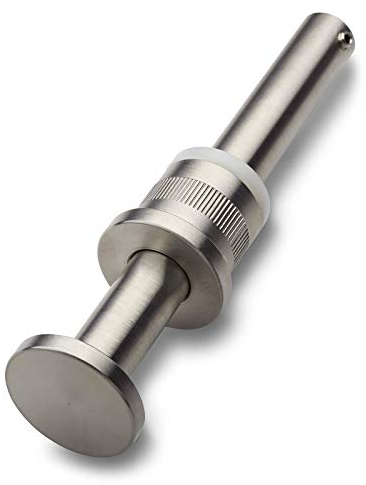 Garderobenhaken EXTURA Ø 14 mm x 125 mm echt Edelstahl versenk-/ausziehbar zum Einlassen und verkleben in Platten mit min. 32 mm Stärke Kleiderbügelhalter Haken von SO-TECH®