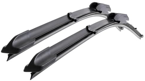 Mossa Vordere Scheibenwischer kompatibel mit Volvo 850 (09.1991-07.1998) - flache Wischerblätter. Wischerblätter - Set für Frontscheibe (Fahrer- + Beifahrerseite) (530 mm / 530 mm)